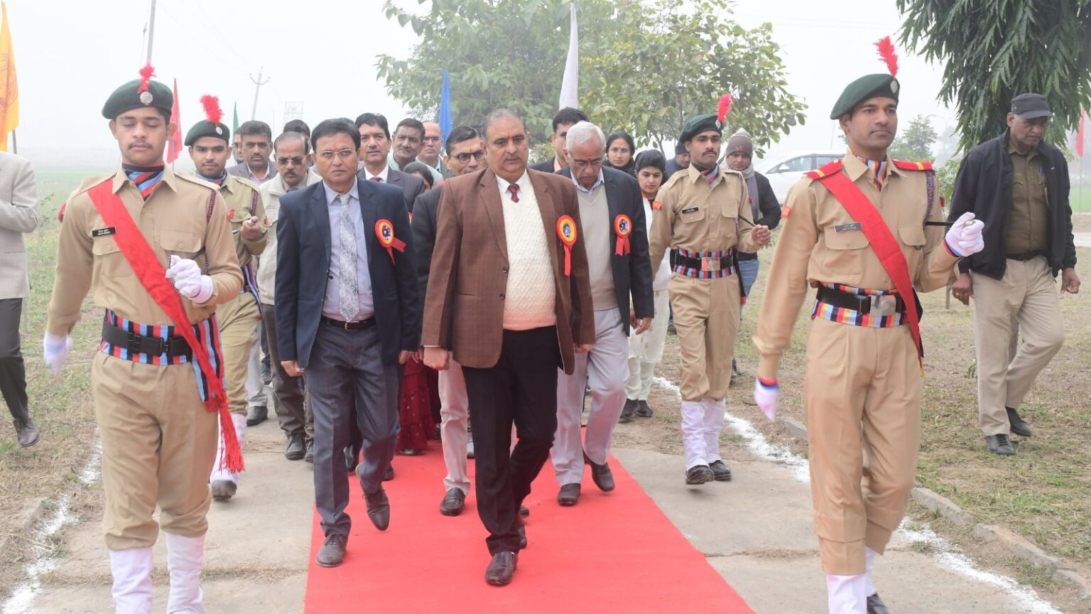 VC sir visit COA Kaul